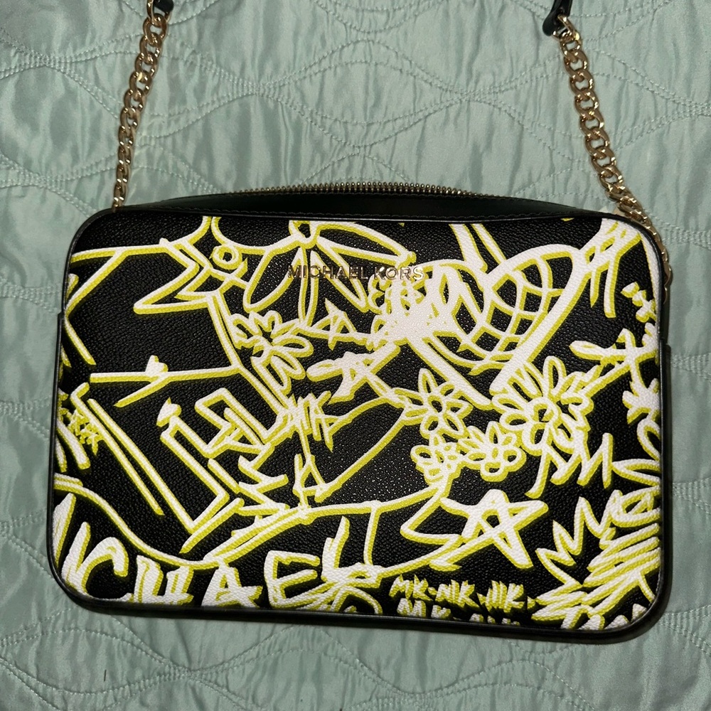 Michael Kors crossbody! Super fun colors. Graffiti style. Barely used